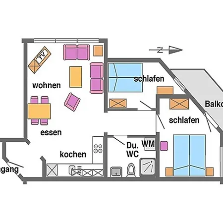 Apartman Hafenstrasse 34 - 5